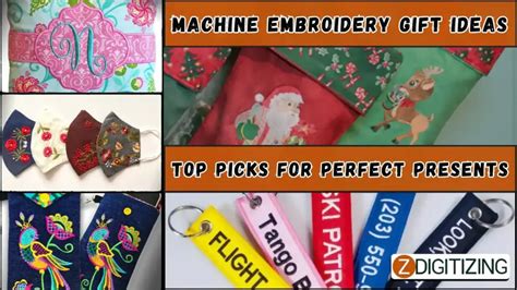 Machine Embroidery Gift Ideas