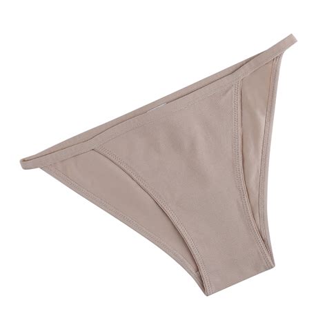 Dkinjom Cotton Underwear For Women Plus Size String Bikini Waist Underwear High Cut Stretch