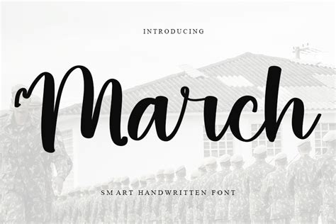 March Font By Inermedia Studio · Creative Fabrica