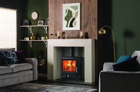 Stovax Futura 5 Wood Burning Stove In Matt Black Simply Stoves