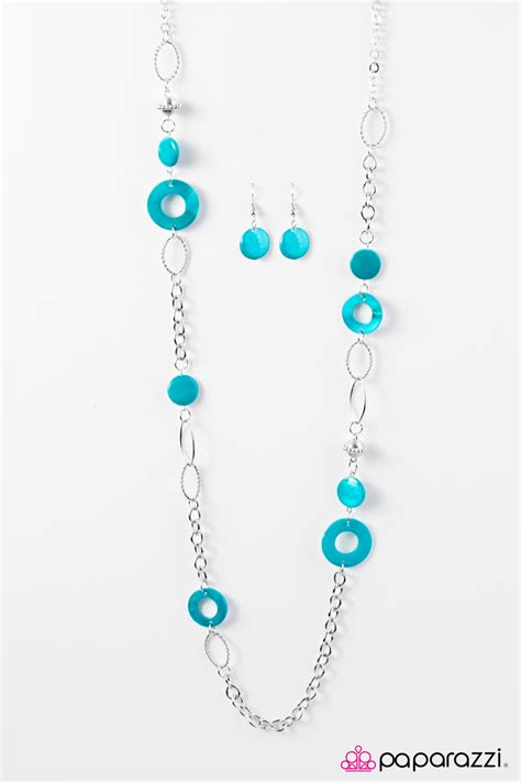 Paparazzi Colorfully Caribbean Blue Necklace