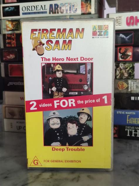 (VHS) Fireman Sam, Hobbies & Toys, Music & Media, CDs & DVDs on Carousell