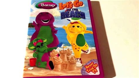 barney lets    beach dvd