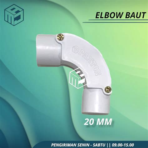 Jual Elbow 20MM LISTRIK PIPA SAMBUNGAN PIPA KNEE Shopee Indonesia