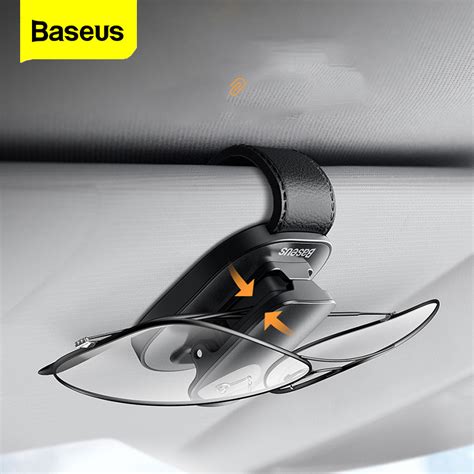 Baseus Car Eyeglass Holder Glasses Storage Clip For Audi Bmw Auto