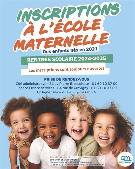 Les Inscriptions Scolaires Chilly Mazarin