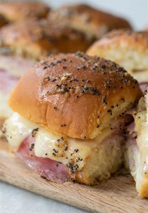 Ham and Cheese Sliders on Hawaiian Rolls! - Sugar and Charm