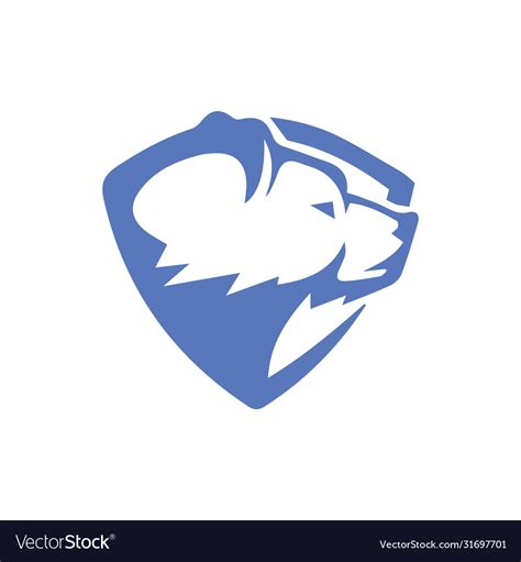 bears logo template royalty  vector image vectorstock