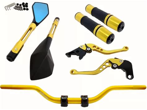 Kit Guid O Naked Retrovisor Manete Punho Cb Twister Frete Gr Tis