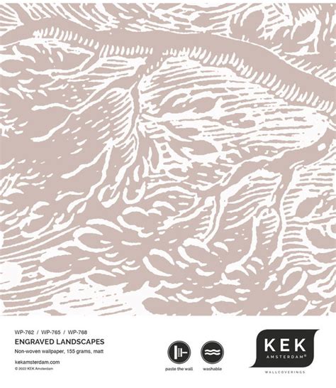 Engraved Landscapes Behang Met Getekend Landschap Nude WP 762 KEK Amsterdam