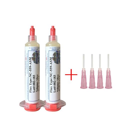 새로운 원래 flux NC 559 ASM BGA PCB No Clean 솔더 페이스트 용접 고급 오일 플럭스 그리스 10cc ...
