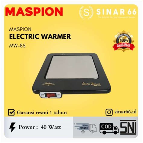 Jual Maspion Electric Warmer Penghangat Makanan Minuman Listrik Mw