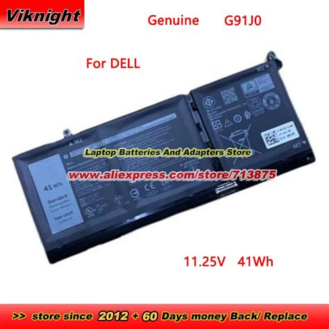 Genuine G J Battery Pg Yj Mgcm Mvk Vkyjx Wv K For Dell Inspiron