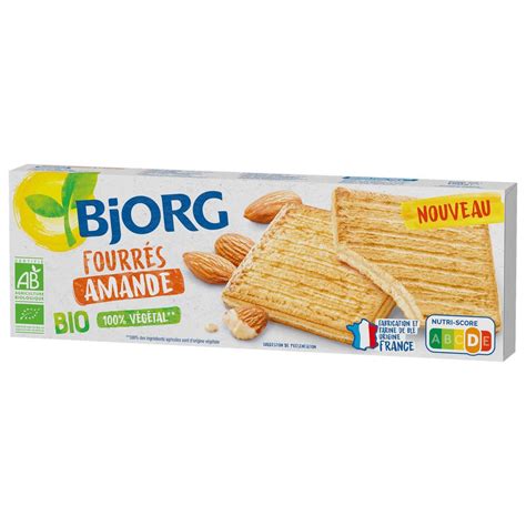 Livraison Domicile Bjorg Biscuits Fourr S Amande Bio G