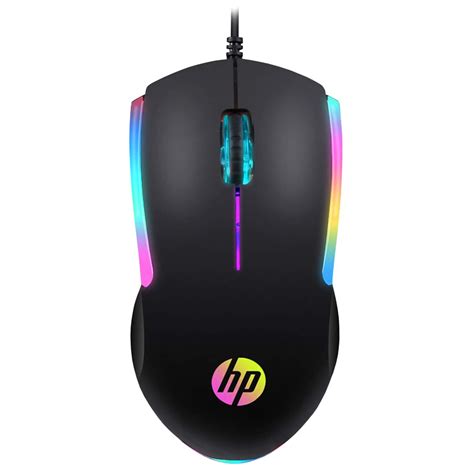 ماوس ألعاب HP سلكي RGB عالي الأداء مع مستشعر بصري 3 أزرار 7 ألوان