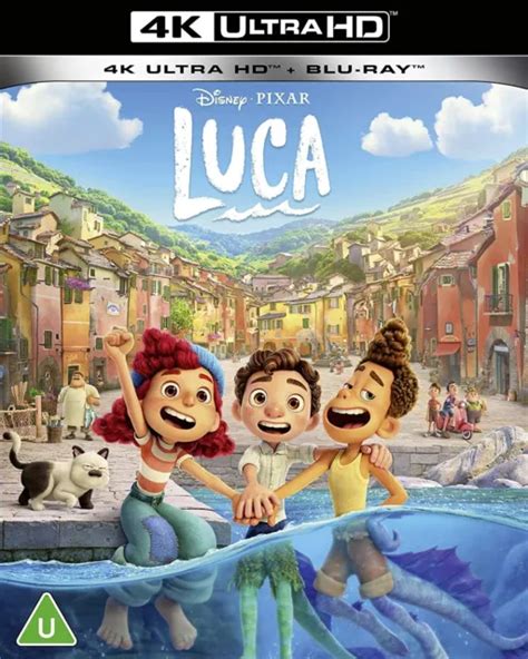 DISNEY PIXAR S Luca 4K Ultra HD Blu Ray 2021 Brand New Sealed EUR