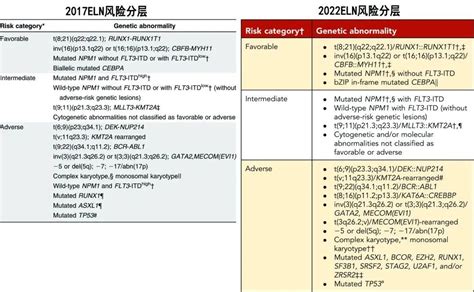 【leukemia】成人aml中eln 2022风险分层未优于2017版 Medsci Cn