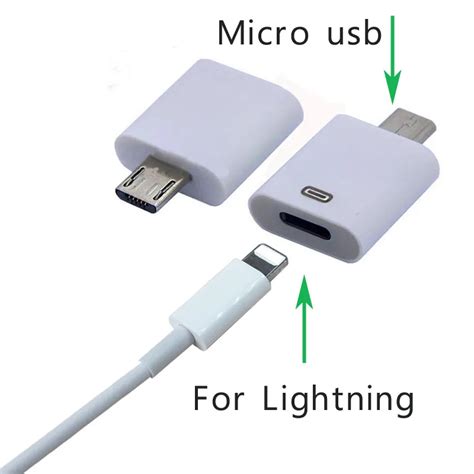 8Pin USB Cable Adapter For iPhone 5S 6S for Lightning to Micro USB Android Mobile Phone Cables ...