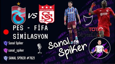 TRABZONSPOR SİVASSPOR Süper Lig 11 Hafta FIFA SİMİLASYON YouTube