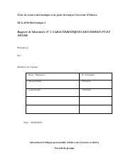 Grp 15 Lab 1 pdf École de science informatique et de génie électrique