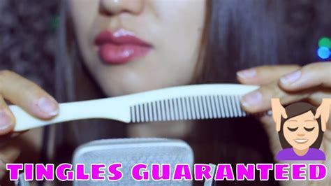 Asmr Hair Brushing Different Combs Whispering Extremely Pleasant