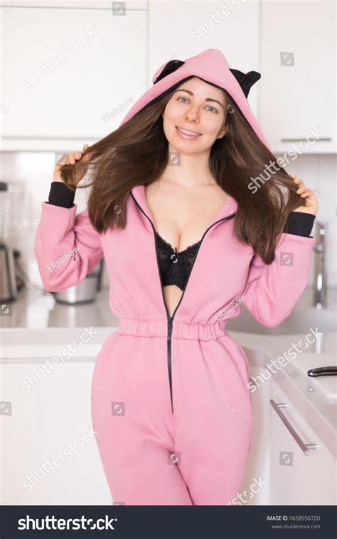 Beautiful Sensuality Brunette Woman Has Sexy Stock Photo 1658956720 Shutterstock