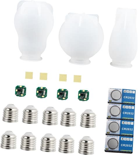 Sewacc Set Silikon Gl Hbirnen Form Molde De Silicona Para Resina Led