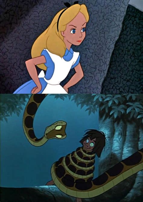Kaa Hypnotizing Mowgli Makes Alice Angry By Maxgoudiss On Deviantart