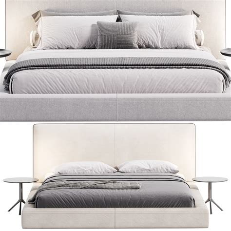 Bandb Italia Richard Bed 3d Model For Corona