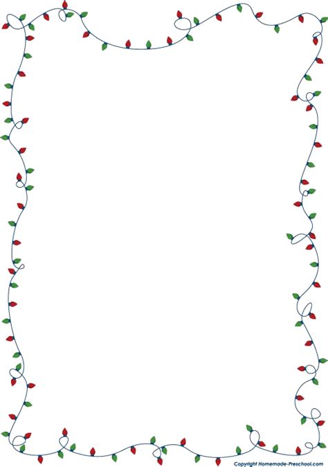 Christmas Lights Transparent Background Christmas Border Png Gudang