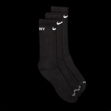 Nike X Stussy Cushioned Crew Socks 3 Pack Premier