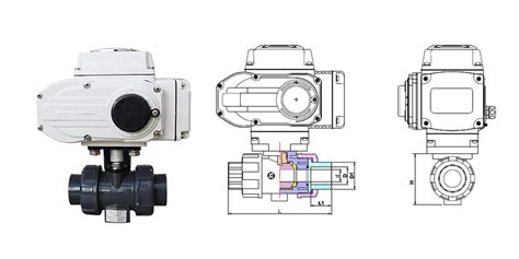 Fleyenda Two Way Electric Pvc Ball Valve Valves