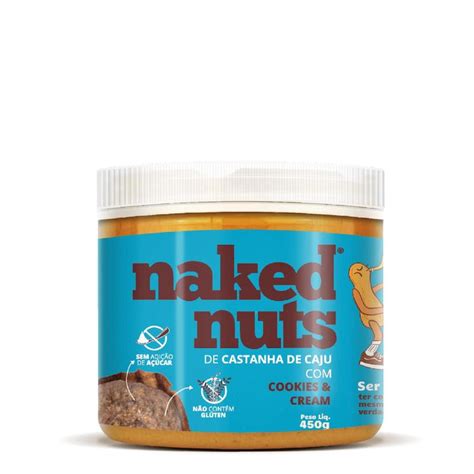 Pasta De Castanha De Caju Pedacinhos De Cookies Sem A Car Naked Nuts G Comida Vegana