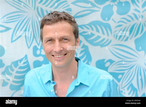 Germany Bavaria Munich Portrait Of Mature Man Smiling Stock Photo
