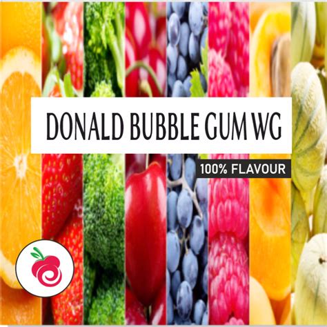 DONALD BUBBLE GUM WG FLAVOUR