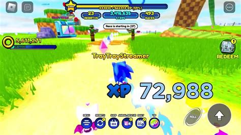 I Finally Got 3000 Level Up On Sonic Speed Simulator Roblox Linxy101