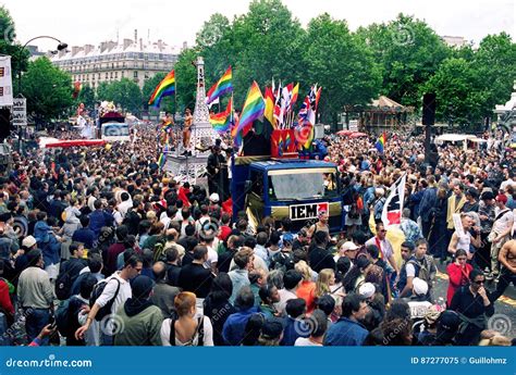 Gay Pride Paris Editorial Image Image Of Pride Colors