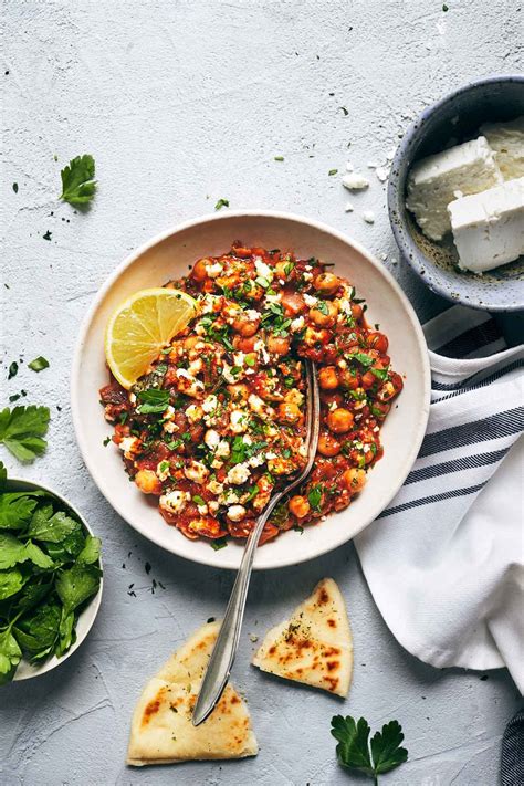 Mediterranean Chickpea Casserole With Spinach And Feta — Evergreen Kitchen