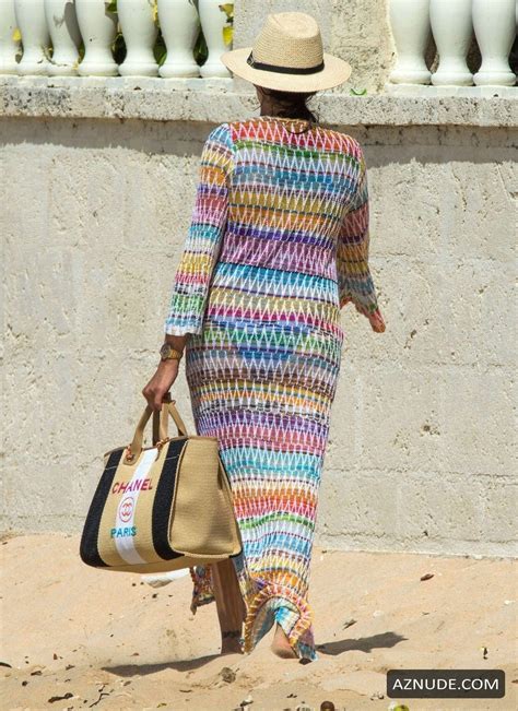 Lauren Silverman Spotted On The Beach In The Blazing Hot West Indian Sunshine On The Island Of