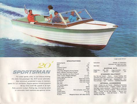 Chris Craft 1962 Sea Skiff Brochure Sailinfo I