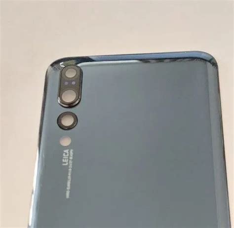 Задняя крышка для Huawei P20 Pro черная со стеклом камеры - купить с ...