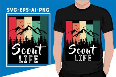 Scout Life Scouting Lovers Ts Hiking Graphic By Is Graphicteam