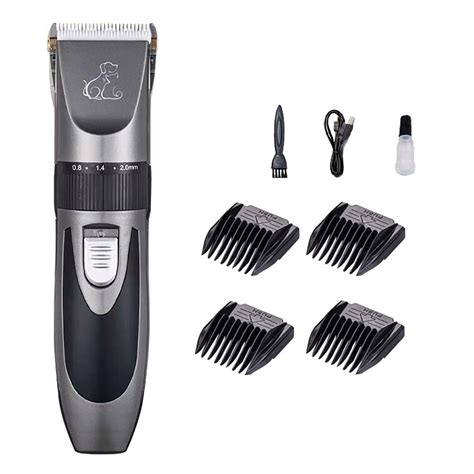 Metal Professional Hair Clipper Electric Cordless Hair Grooming Home ...