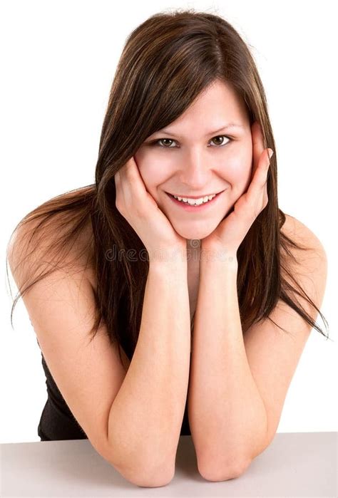 Belle Jeune Verticale De Brunette Photo stock Image of personne modèle 9488852