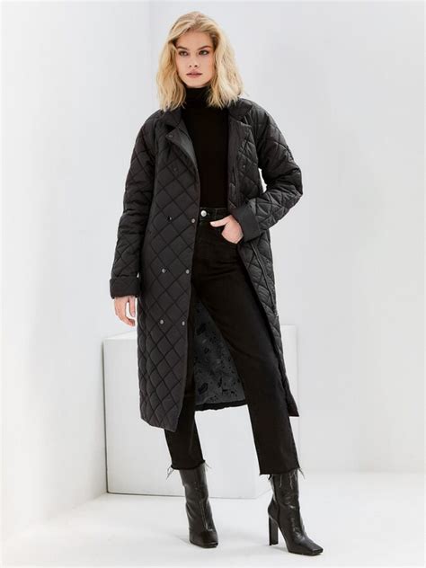 Hoops / Плащ женский черный | ПЛАЩИ (стеганные). Женские демисезонные ...