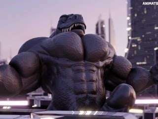 Dino Muscle Hyper Macro Growth Animation Pornhub Gay