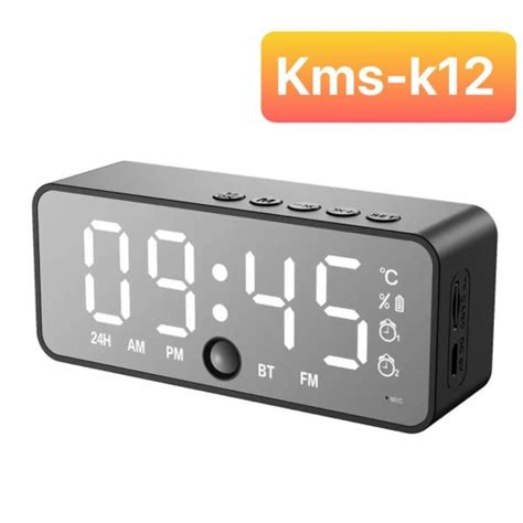 Loa Bluetooth Kiêm Đồng Hồ Kms K12 Linh Kiện Siêu Rẻ