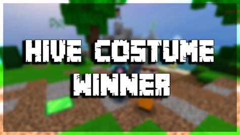 The Hive Costume Giveaway Winner Youtube