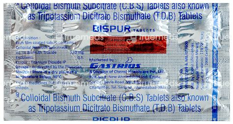 Bistas 120 Mg Tablet 8 Uses Side Effects Dosage Price Truemeds