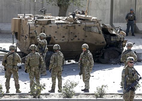 Suicide Attack On Nato Led Force In Kabul Wounds Civilians The